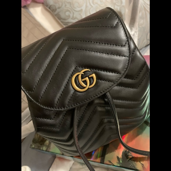 ❌SOLD❌🖤Gucci Marmont Mini Backpack🖤 - Picture 3 of 14